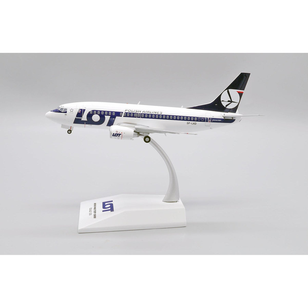 1/200 LOT Polish Airlines Boeing 737-500 Reg: SP-LKD with Stand