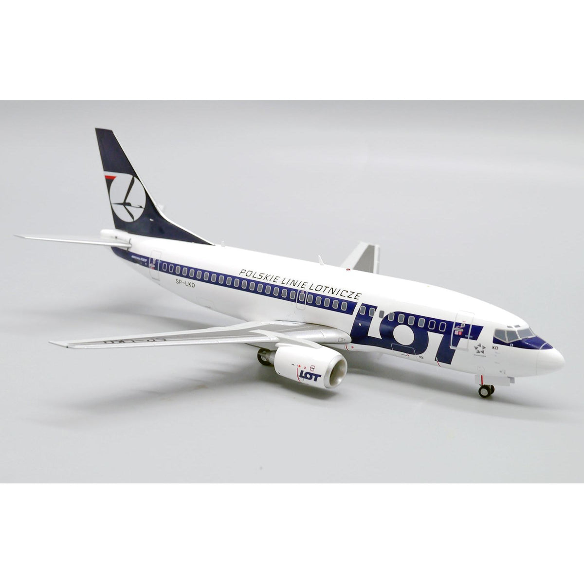 1/200 LOT Polish Airlines Boeing 737-500 Reg: SP-LKD with Stand