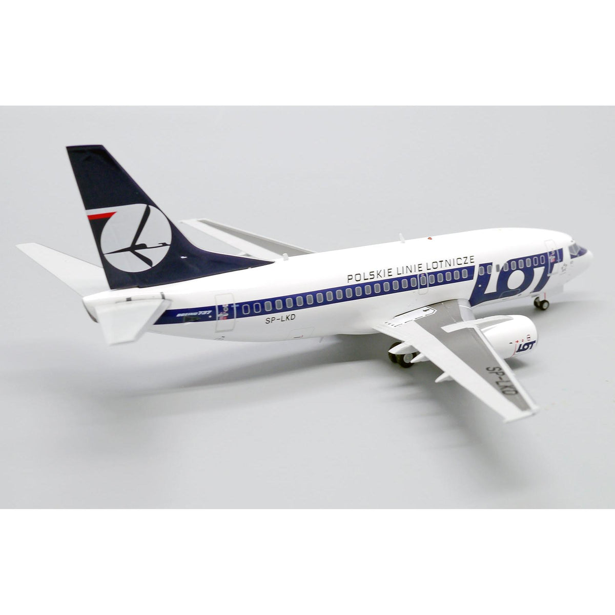1/200 LOT Polish Airlines Boeing 737-500 Reg: SP-LKD with Stand