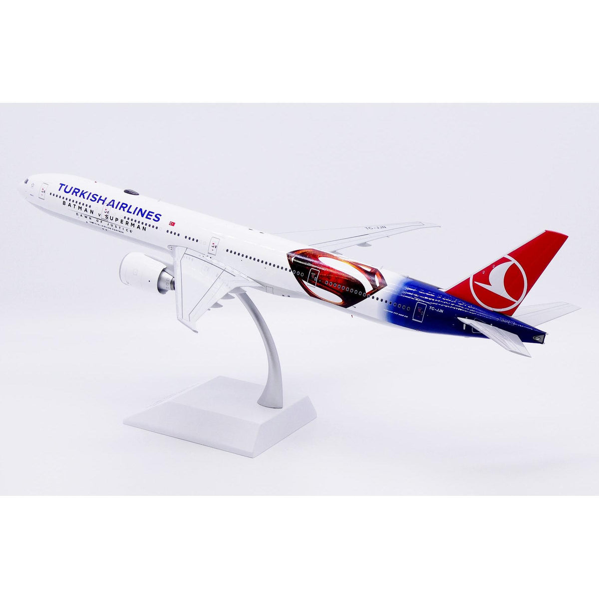 1/200 Turkish Airlines Boeing 777-300ER "Batman v Superman" Reg: TC-JJN with Stand