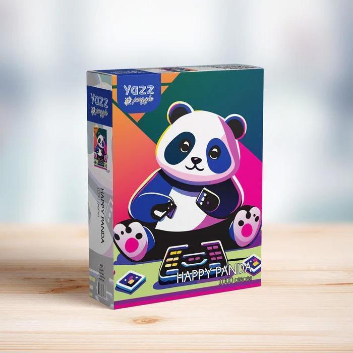 1000pc Happy Panda Jigsaw Puzzle