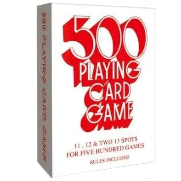 500 Card Game Single Deck Red