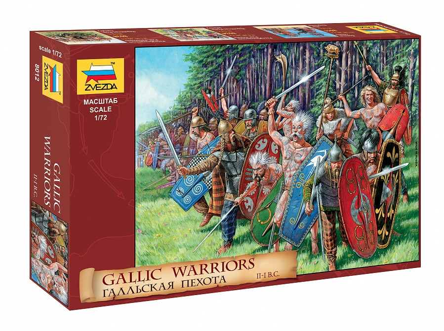1/72 Gallic Warriors (III BC)  Plastic Model Kit