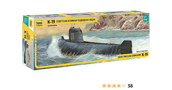 1/350 K19  Soviet Nuclear Submarine  Plastic Model Kit