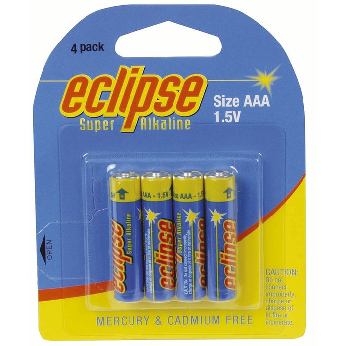 AAA Alkaline Eclipse Battery - Pack of 4