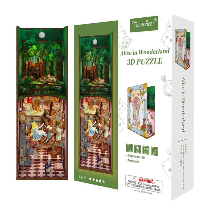 Alice In Wonderland Book Nook Kit