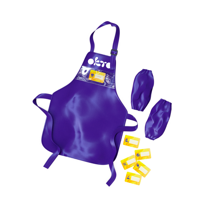 Apron with Arm Sleeves