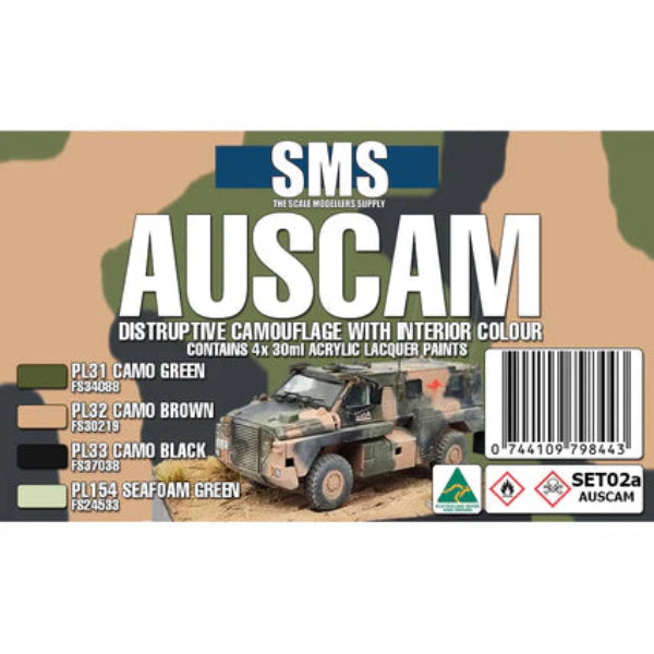 Auscam Colour Set Updated Set (Disruptive Camo + Interiors)