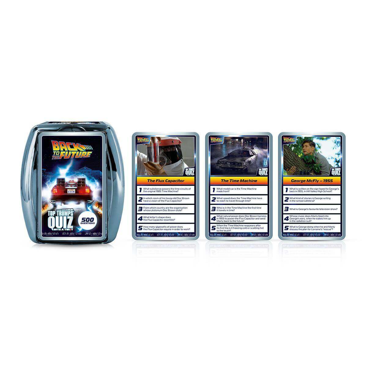 Back to the Future Top Trumps Quiz Card Game