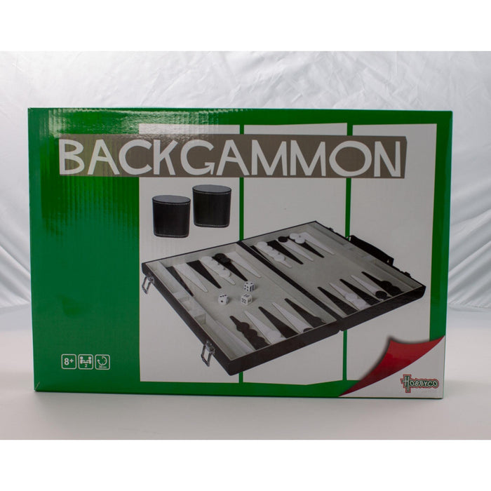 Backgammon in Leather Case with Felt Lining