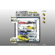 Black Mirrored 4 Layer LED Display Case
