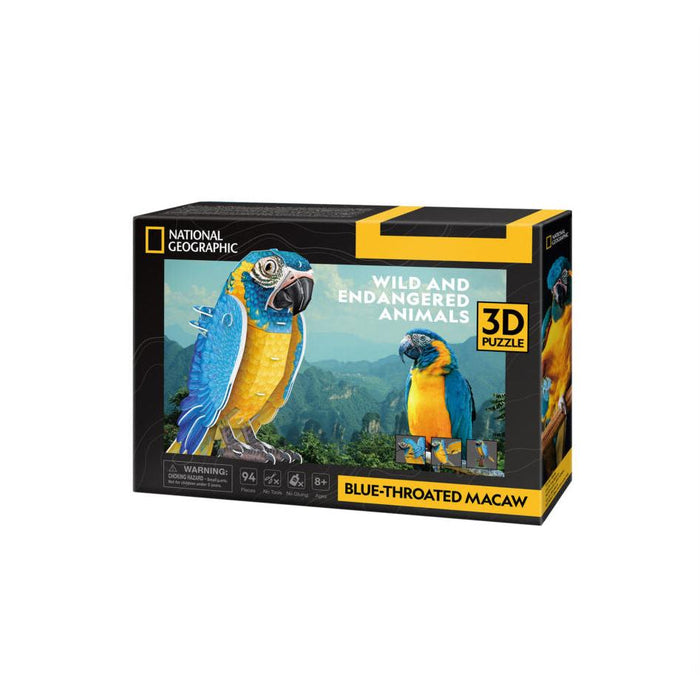 Blue-Throated Macaw 3D Puzzle