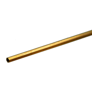 Brass Hex Tube 3/32" x 12" (0.014" Thick) 1pc