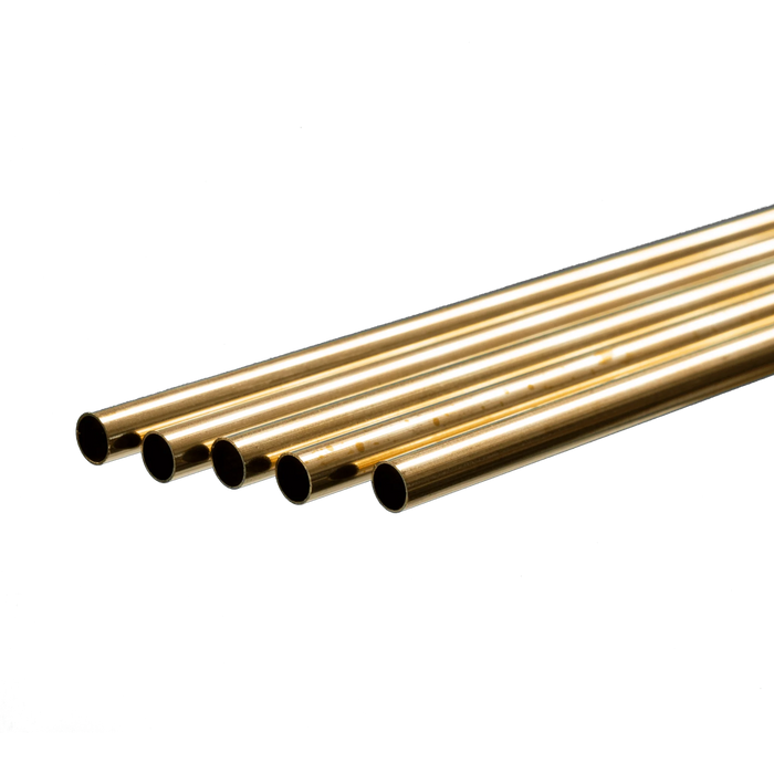 Brass Tube 9/32" x 36" (0.014" Thick) 1pc