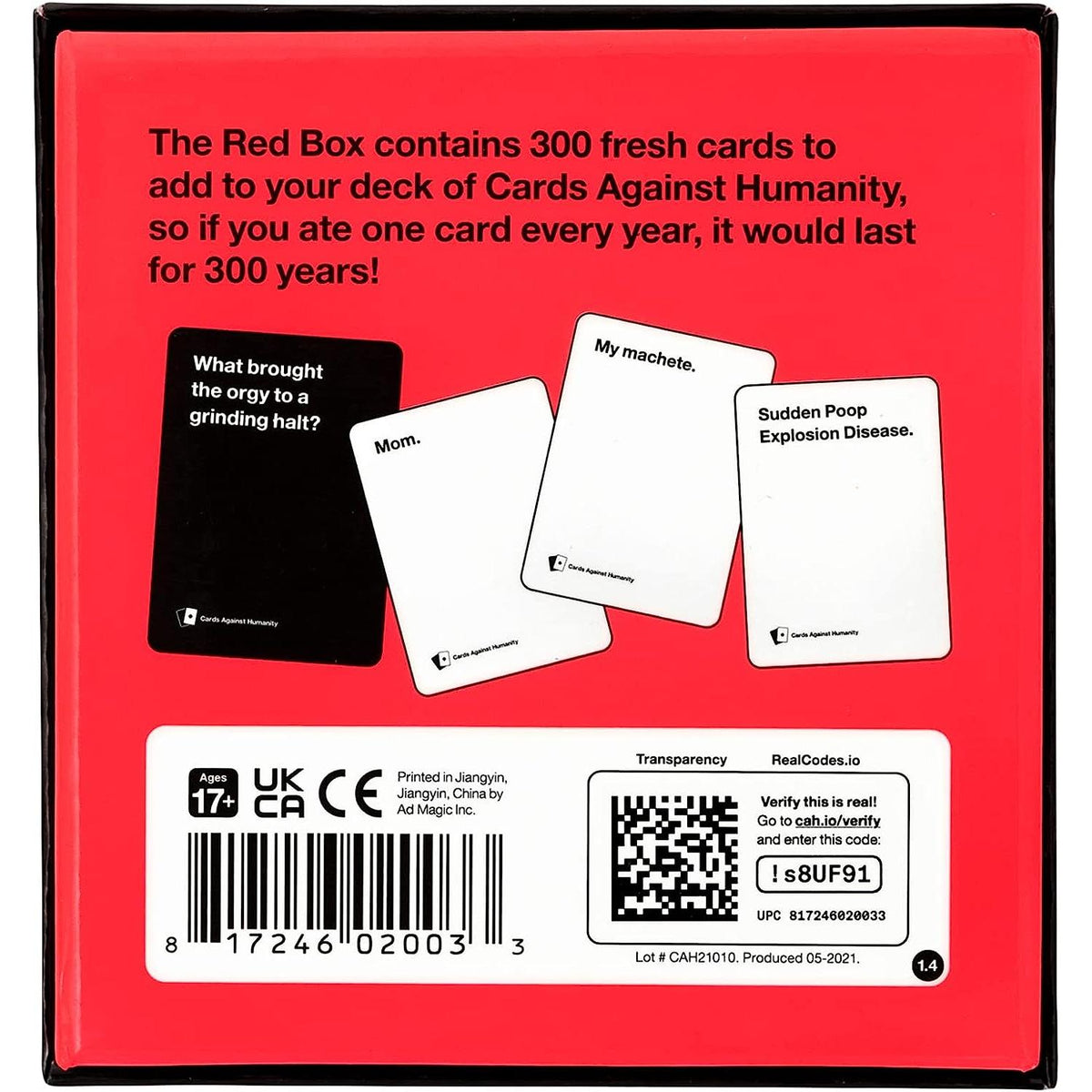 Cards Against Humanity Red Box