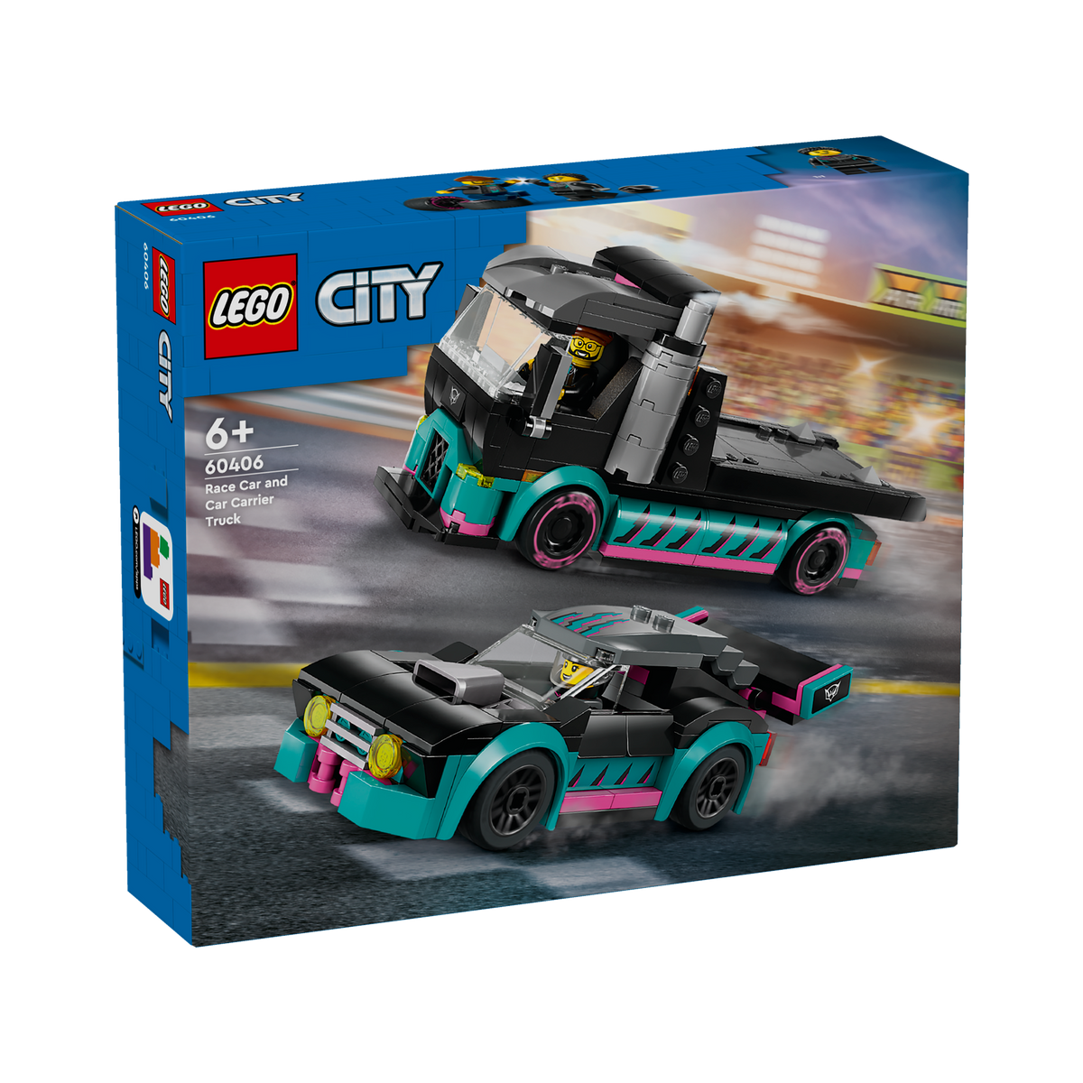 Race Car and Car Carrier Truck_2