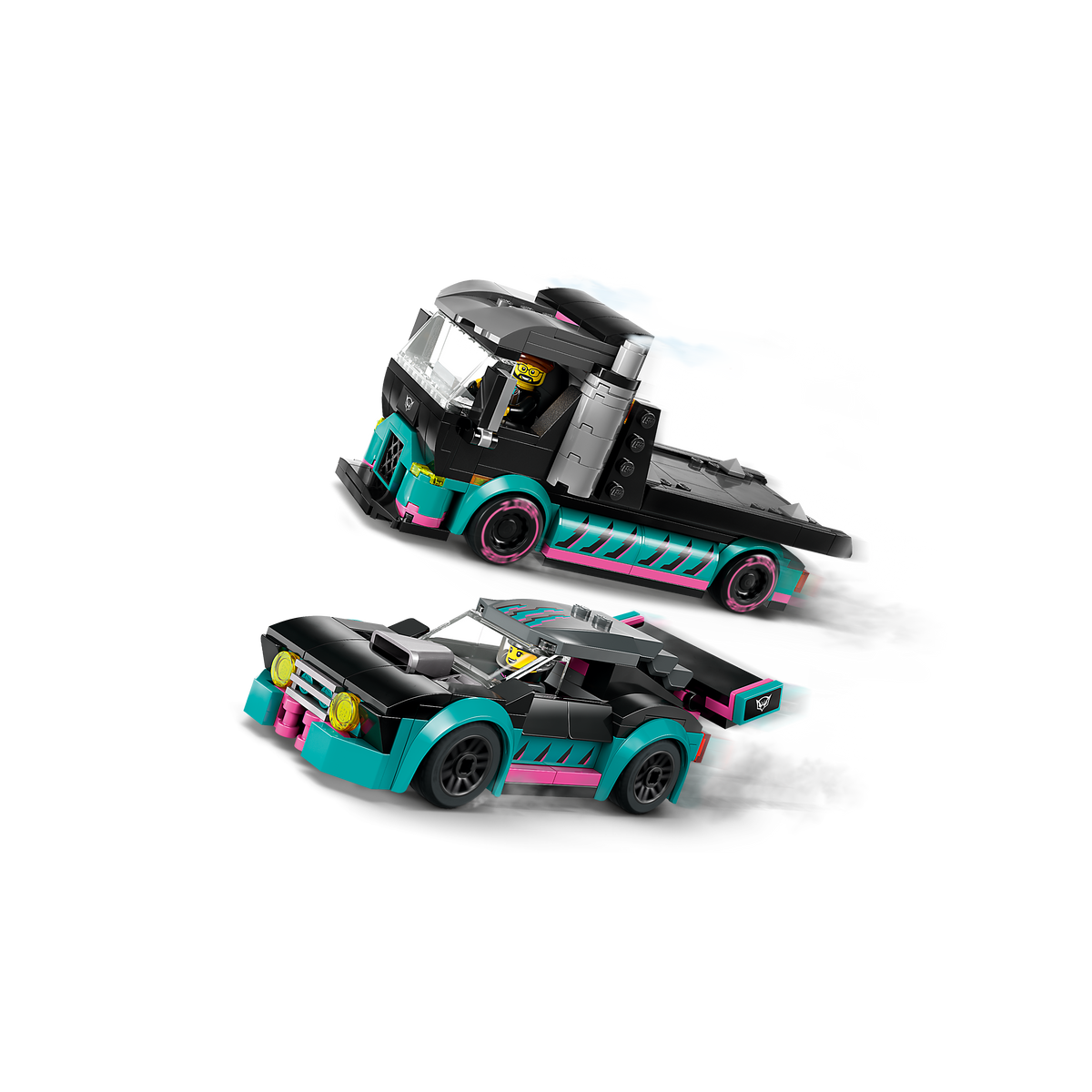 Race Car and Car Carrier Truck_4