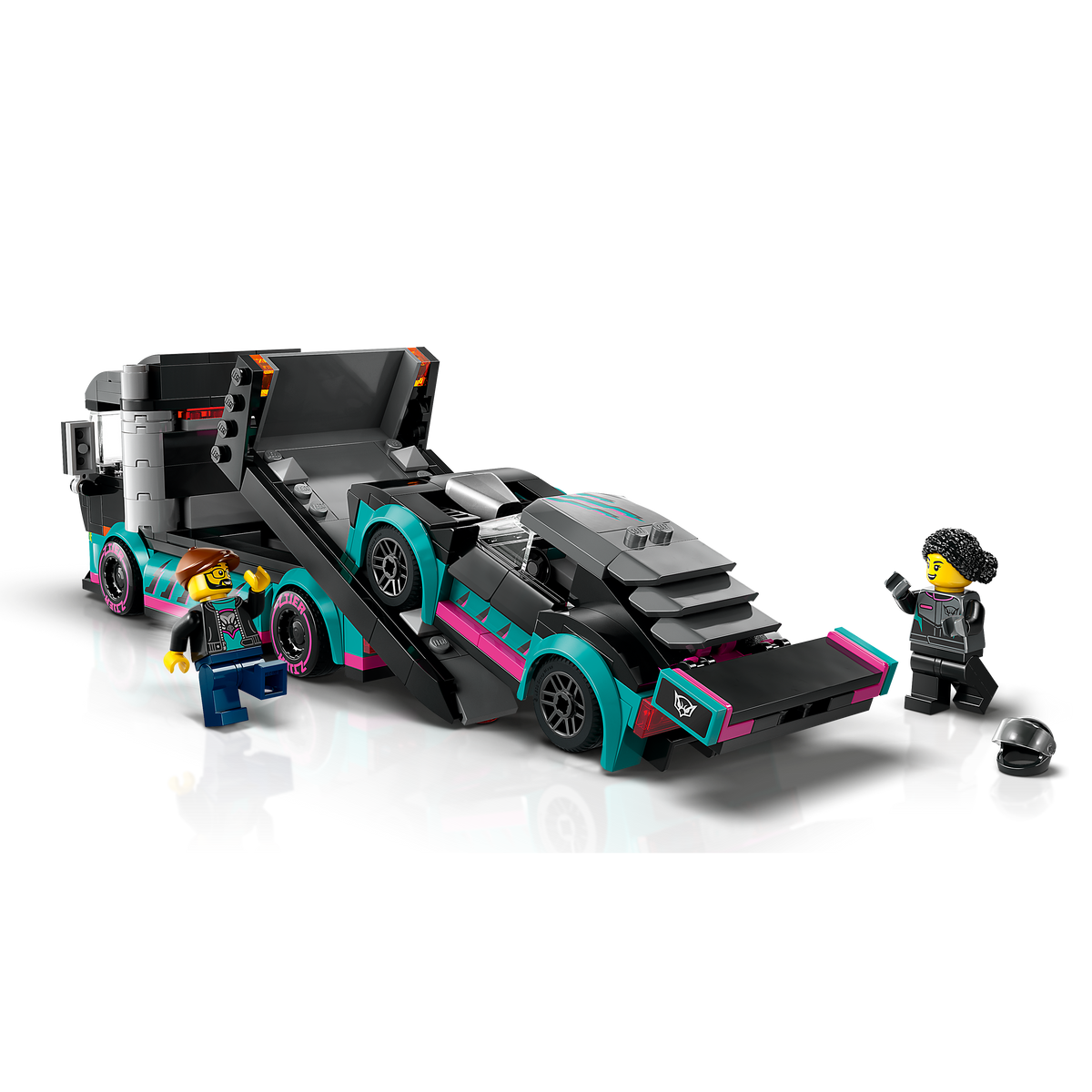 Race Car and Car Carrier Truck_6