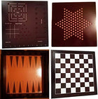 Classic Family 10 Game Set with Wooden Storage Case