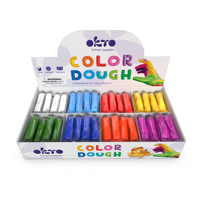 Color Dough for Kids Classpack - Pack of 96
