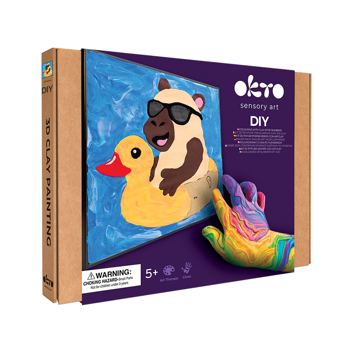 Colouring Clay by Numbers - Capybara