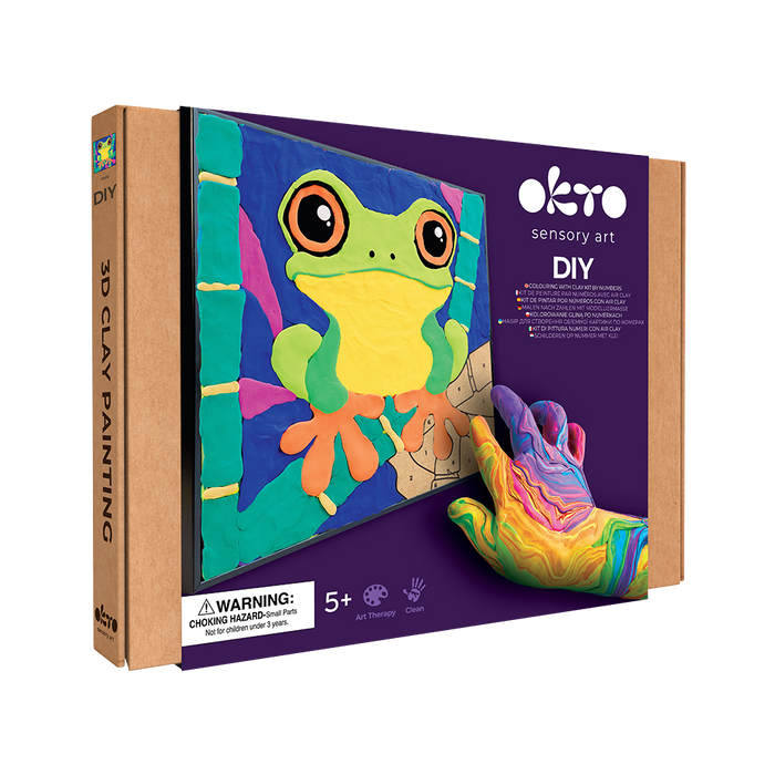 Colouring Clay by Numbers - Frog