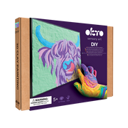 Colouring Clay by Numbers - Irish Cow