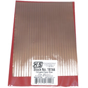 Copper Crimped Corrugated Sheet 0.187 X 5 X 7 2pcs