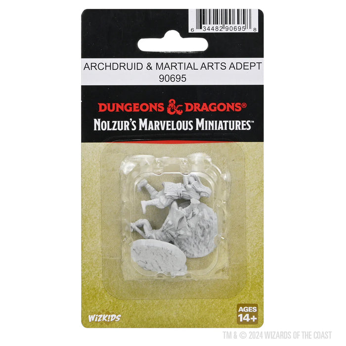 D&D Nolzur's Marvelous Miniatures: Archdruid & Martial Arts Adept
