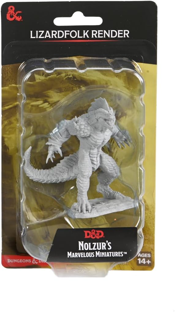 D&D Nolzur's Marvelous Unpainted Miniatures: Lizardfolk Render