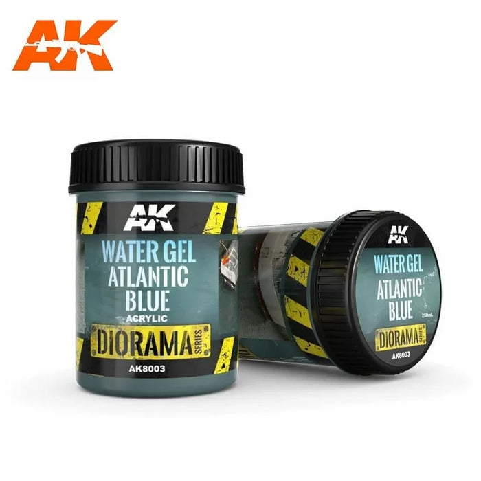 Dioramas: Water Gel Atlantic Blue - 250ml (Acrylic)