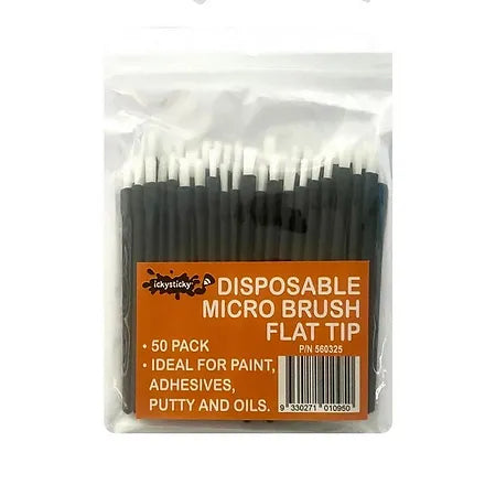 Disposable Micro Brush Thin Tip 50pk