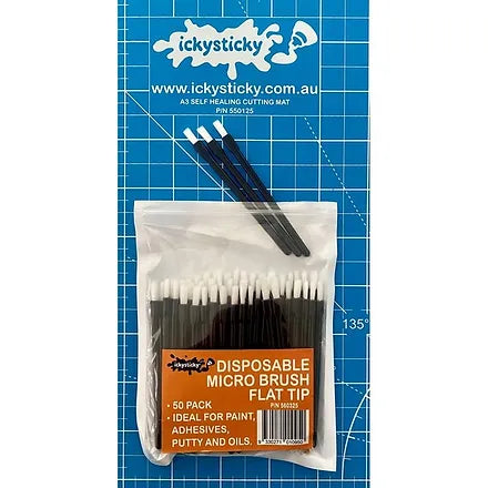 Disposable Micro Brush Thin Tip 50pk