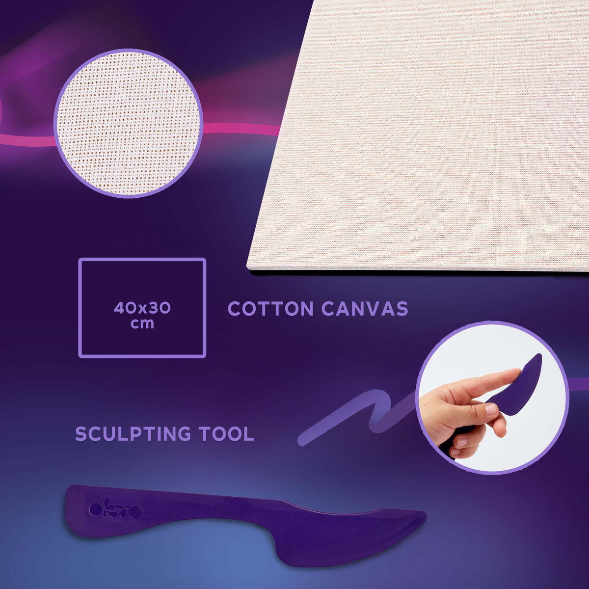 image3_DIY 3D Painting Lettering Kit - Calm