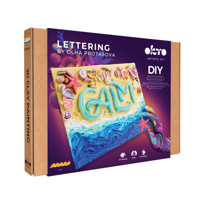 DIY 3D Painting Lettering Kit - Calm