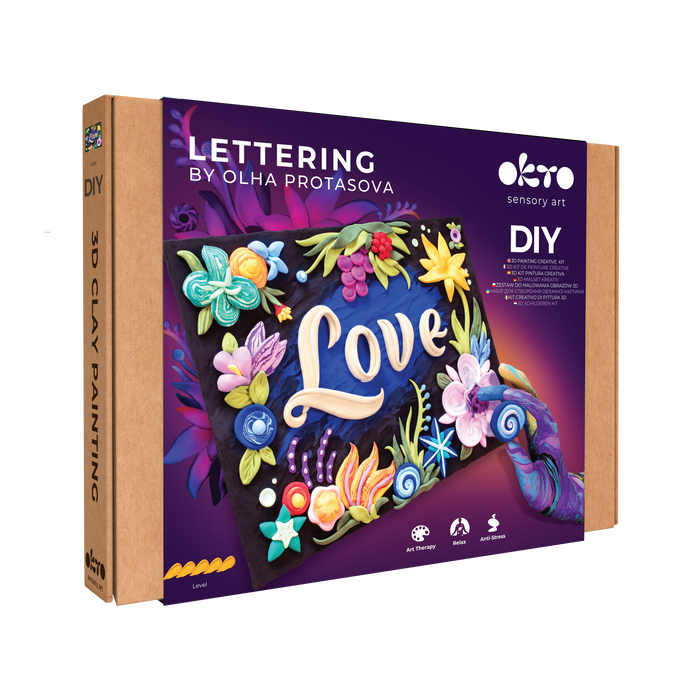 DIY 3D Painting Lettering Kit - Love