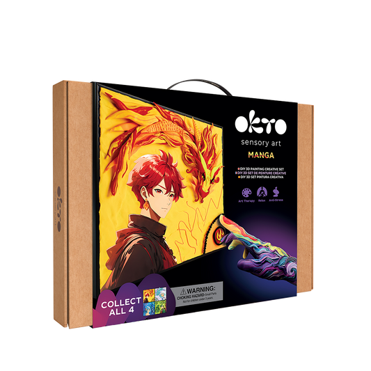 DIY 3D Painting Manga 30x40cm - Fire