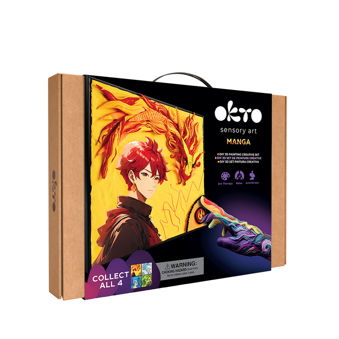 DIY 3D Painting Manga 30x40cm - Fire