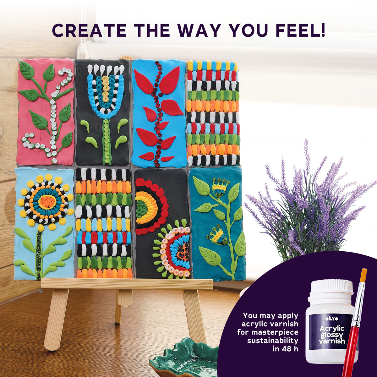 image7_DIY 3D Painting Tiles - Patchwork Garden