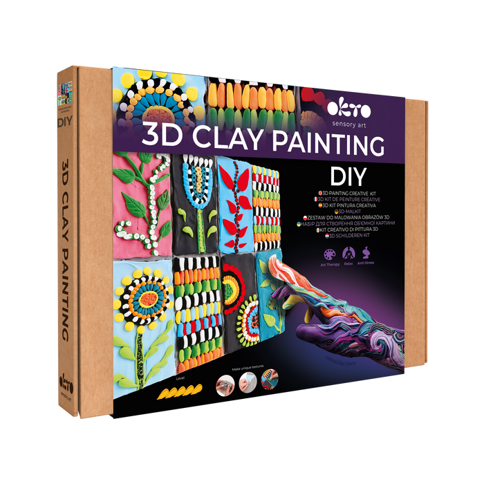 DIY 3D Painting Tiles - Patchwork Garden