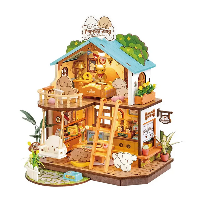 DIY Mini House Puppys Cozy Villa