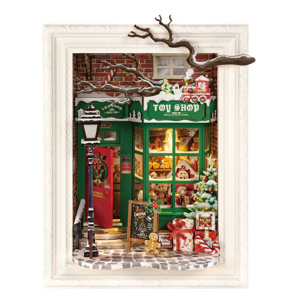 DIY Mini House Santas Toy Shop