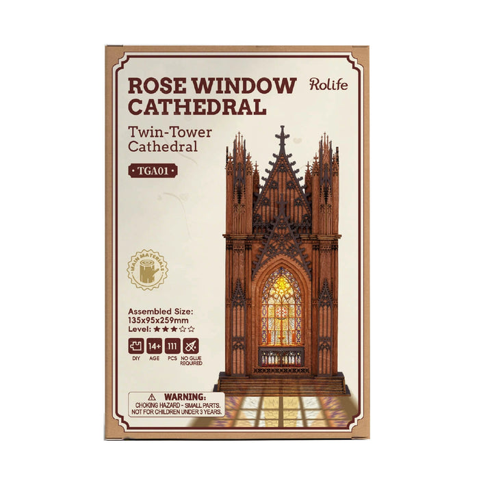 DIY Window Twin Tower Cathedral