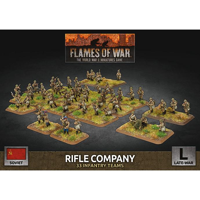 Flames of War: Soviet: Rifle Company (x132 Figs Plastic)