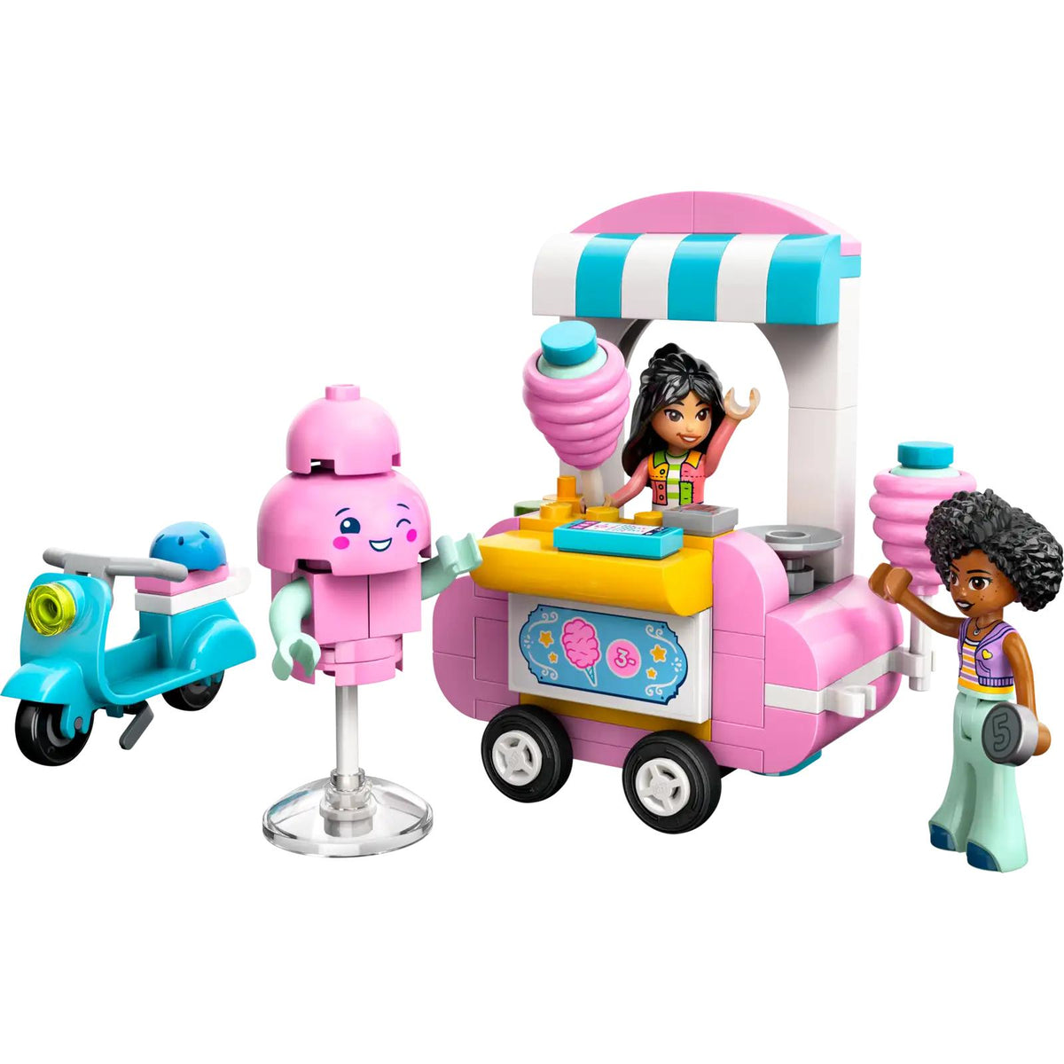 FRIENDS - Cotton Candy Stand and Scooter