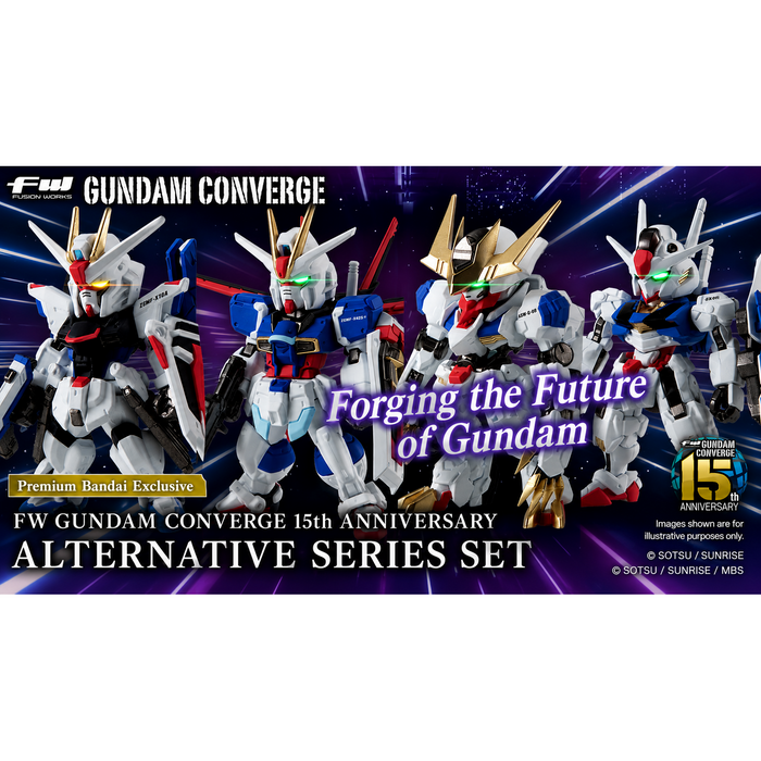 FW Gundam Converge 15th Anniversary Alternative Series Set without Gum