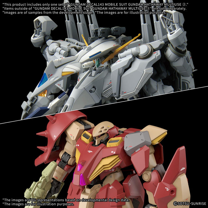 GUNDAM DECAL143 MOBILE SUIT GUNDAM HATHAWAY MULTIUSE