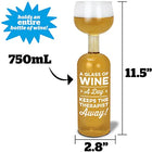 Having a Glass Gigantic Wine Glass