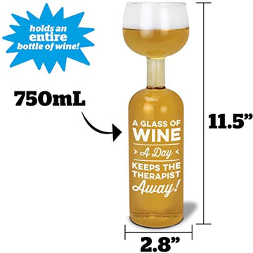 Having a Glass Gigantic Wine Glass