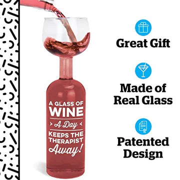 Having a Glass Gigantic Wine Glass